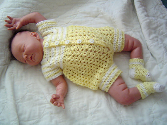 Baby Boy Crochet Pattern Bubble Romper 2PC Set 0064 on Luulla